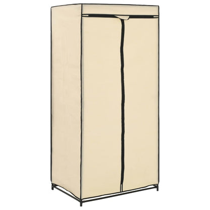 Wardrobes 2 pcs Cream 75x50x160 cm