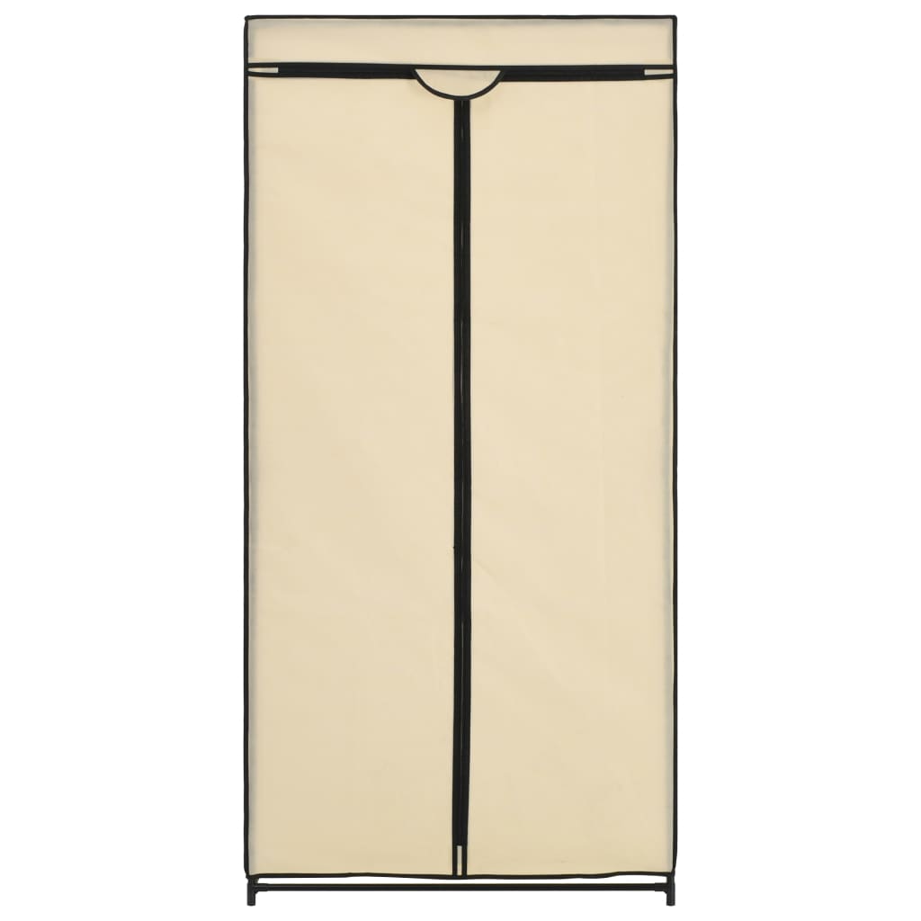 Wardrobes 2 pcs Cream 75x50x160 cm