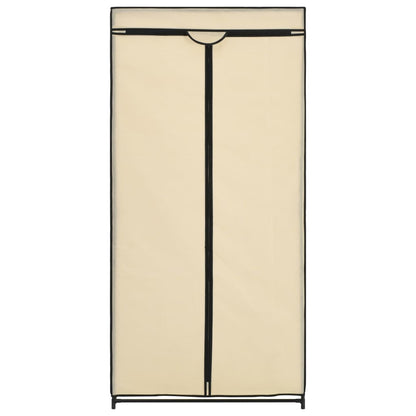 Wardrobes 2 pcs Cream 75x50x160 cm