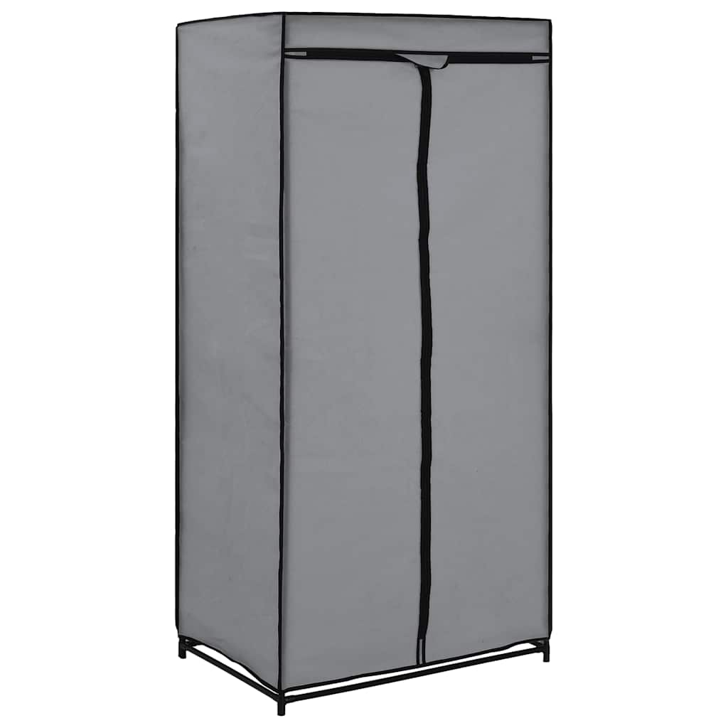Wardrobes 2 pcs Grey 75x50x160 cm