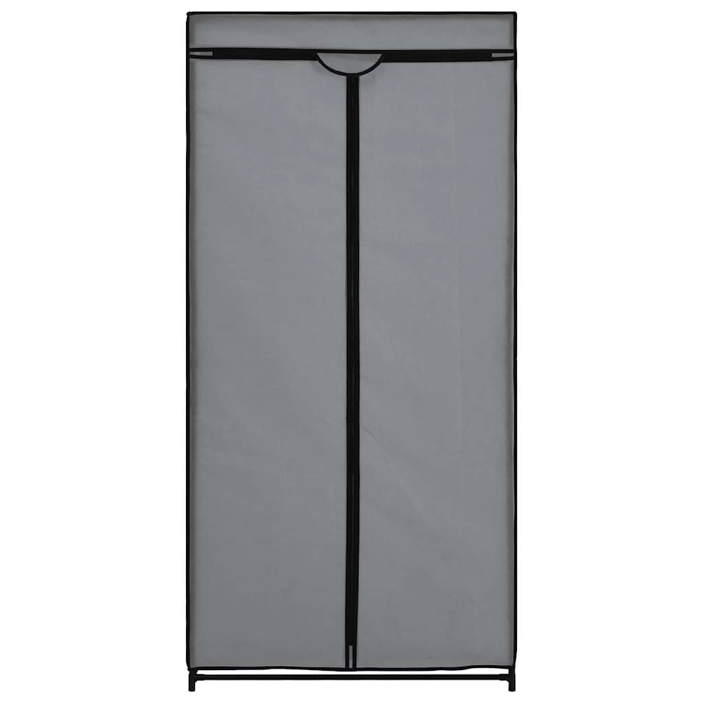 Wardrobes 2 pcs Grey 75x50x160 cm