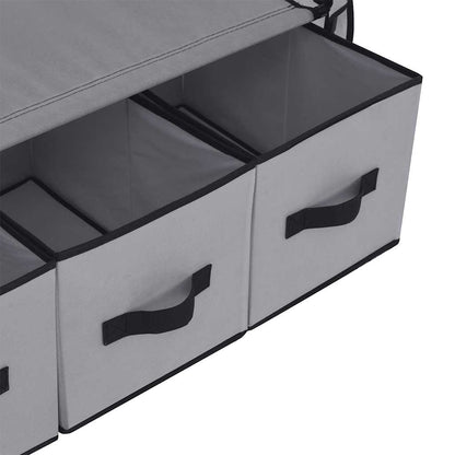 Wardrobe Grey 87x49x159 cm Fabric