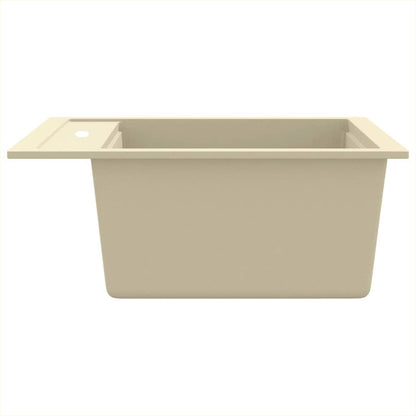 Granite Kitchen Sink Single Basin Beige