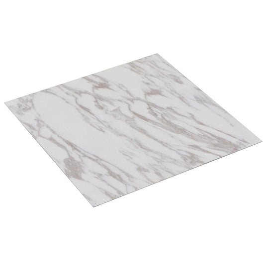 Flooring Planks White Marble 5.11 m² 55 pcs PVC