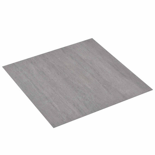 Flooring Planks Dark Grey Melange 5.11 m² 55 pcs PVC