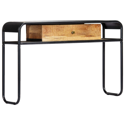 Console Table | Brown | Solid Mango Wood | 118 cm console table