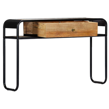 248102 vidaXL Console Table 118x30x75 cm Solid Mango Wood