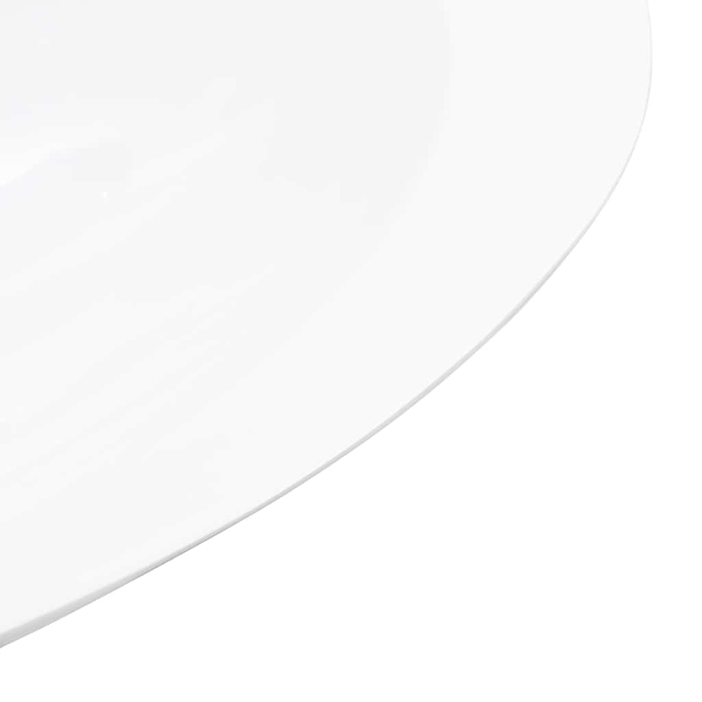 Wash Basin 59.3x35.1x10.7 cm Mineral Cast/Marble Cast White