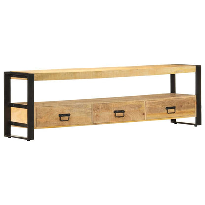 247906 vidaXL TV Cabinet 150x30x45 cm Solid Mango Wood