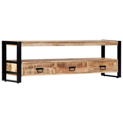 247906 vidaXL TV Cabinet 150x30x45 cm Solid Mango Wood