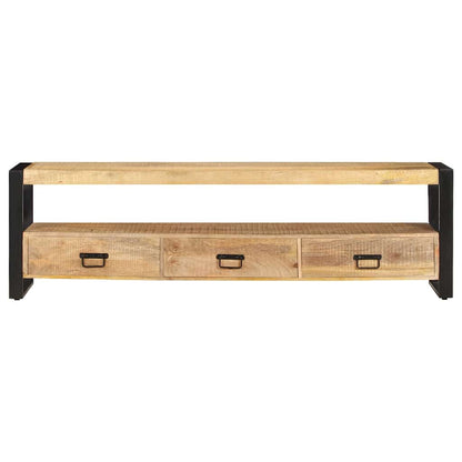 247906 vidaXL TV Cabinet 150x30x45 cm Solid Mango Wood