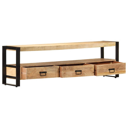 247906 vidaXL TV Cabinet 150x30x45 cm Solid Mango Wood
