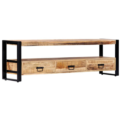 247906 vidaXL TV Cabinet 150x30x45 cm Solid Mango Wood
