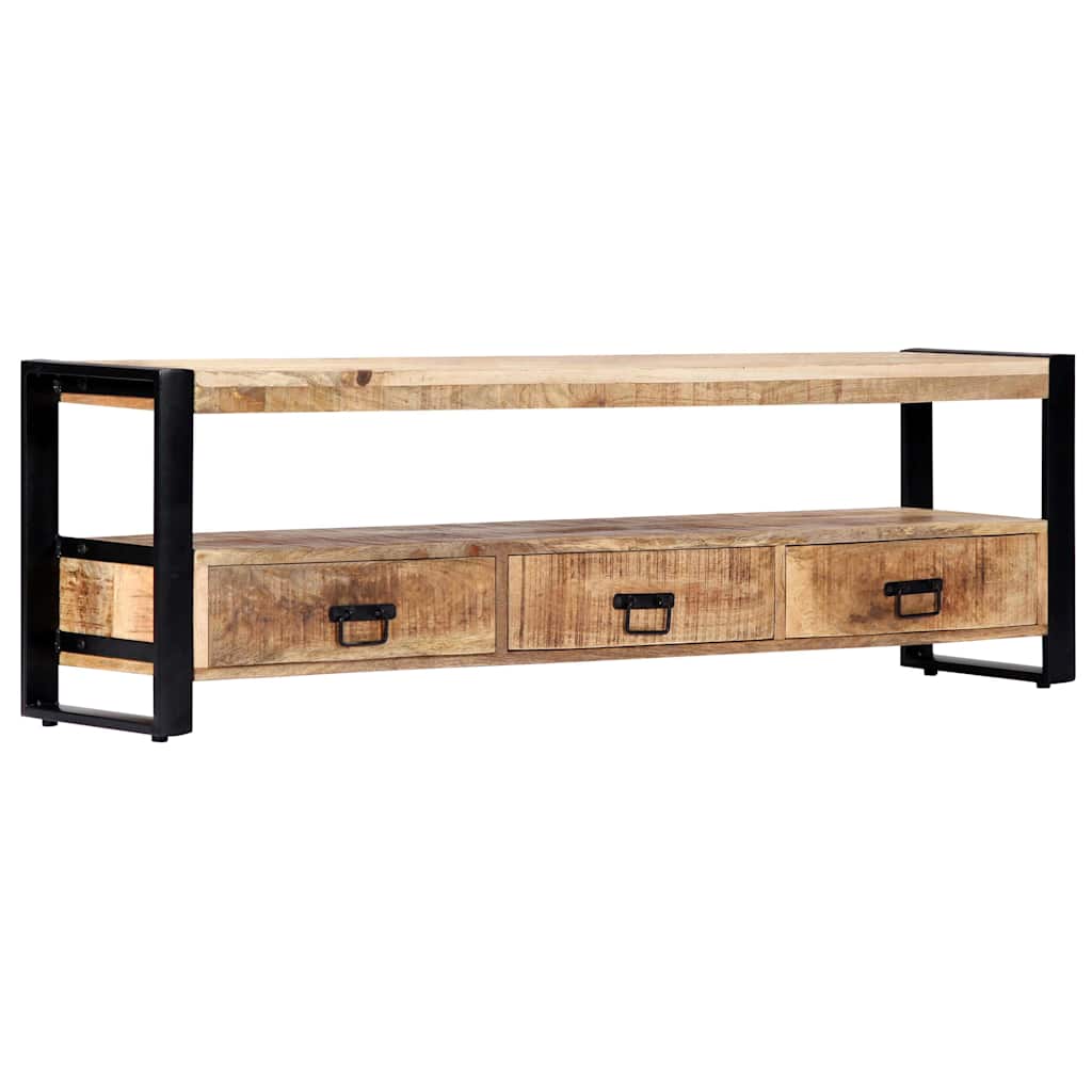247906 vidaXL TV Cabinet 150x30x45 cm Solid Mango Wood