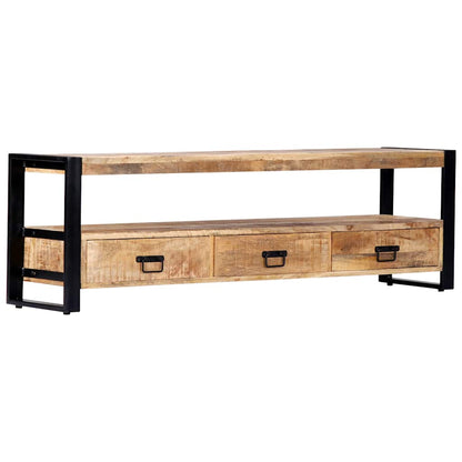 247906 vidaXL TV Cabinet 150x30x45 cm Solid Mango Wood