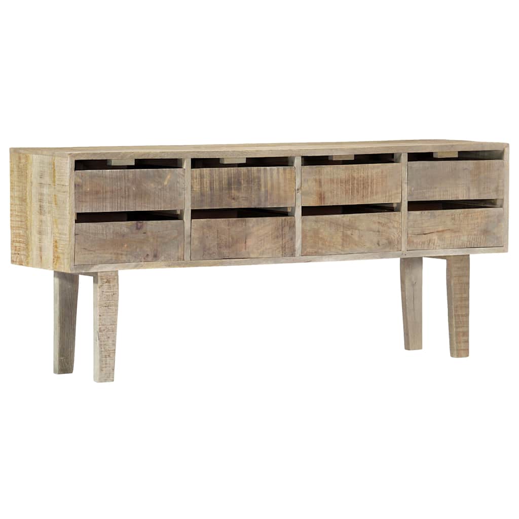 247914 vidaXL Sideboard 140x30x60 cm Solid Mango Wood