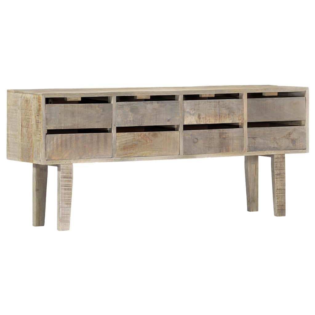 247914 vidaXL Sideboard 140x30x60 cm Solid Mango Wood