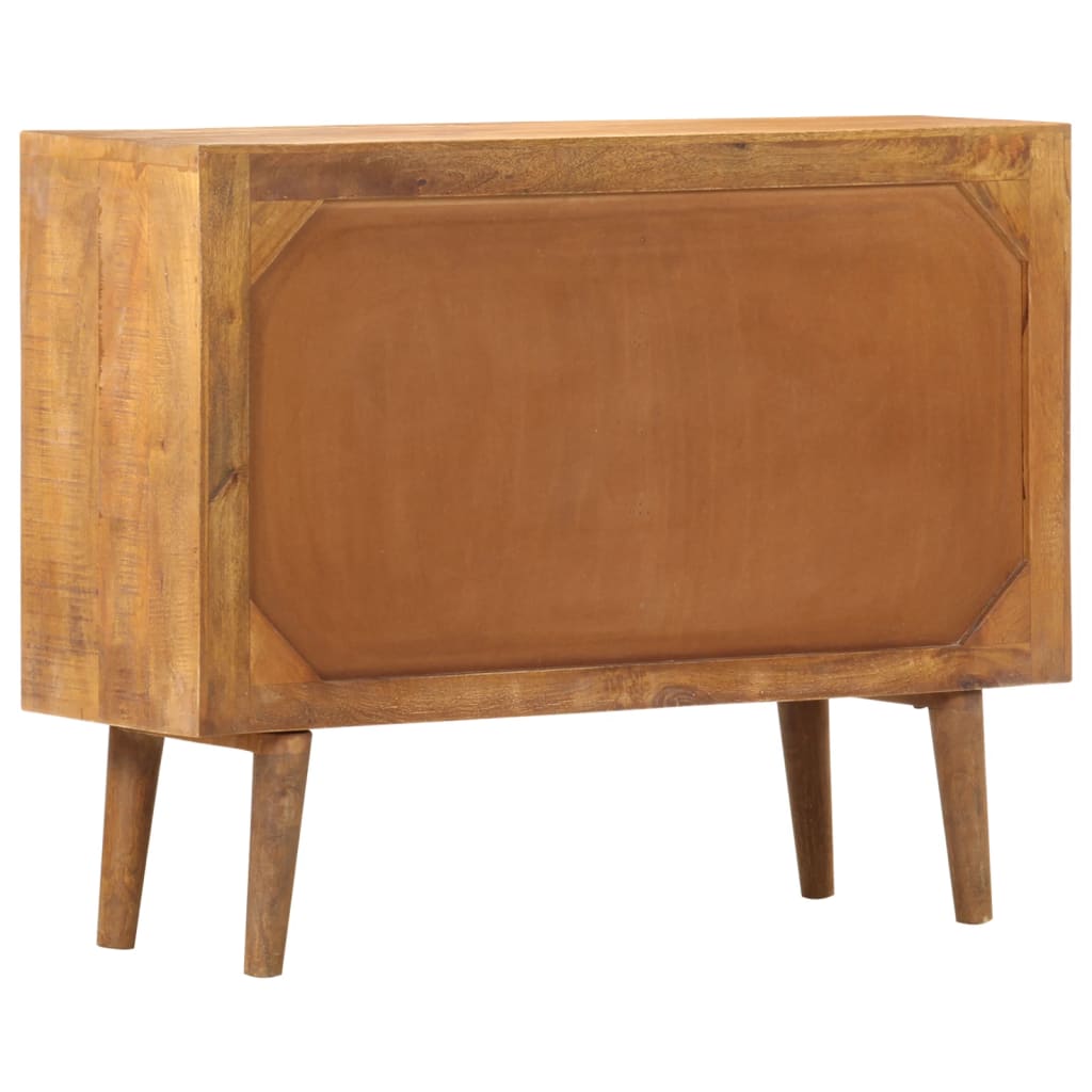 Sideboard | Brown with printed patterns | Solid mango wood, MDF | Medium