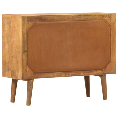 Sideboard | Brown with printed patterns | Solid mango wood, MDF | Medium