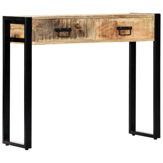 Console Table | Natural wood and black