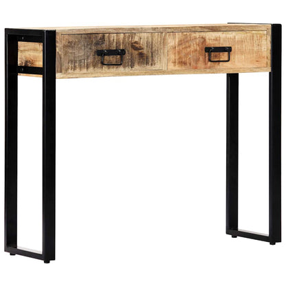 247920 vidaXL Console Table 90x30x75 cm Solid Mango Wood