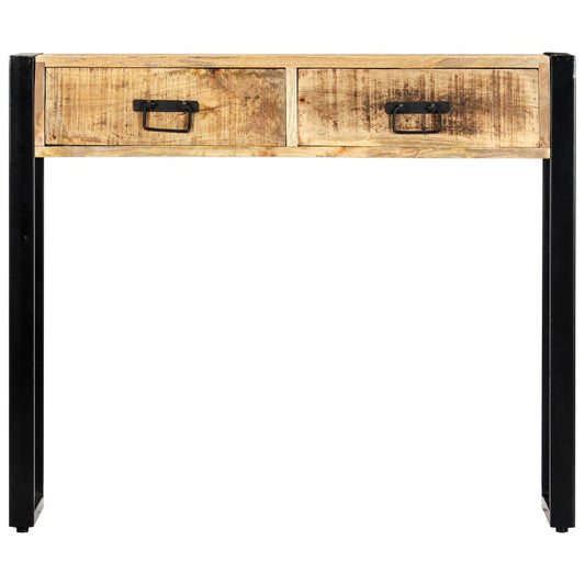 Console Table | Natural wood and black