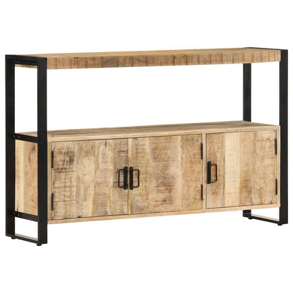 247923 vidaXL Side Cabinet 120x30x75 cm Solid Mango Wood