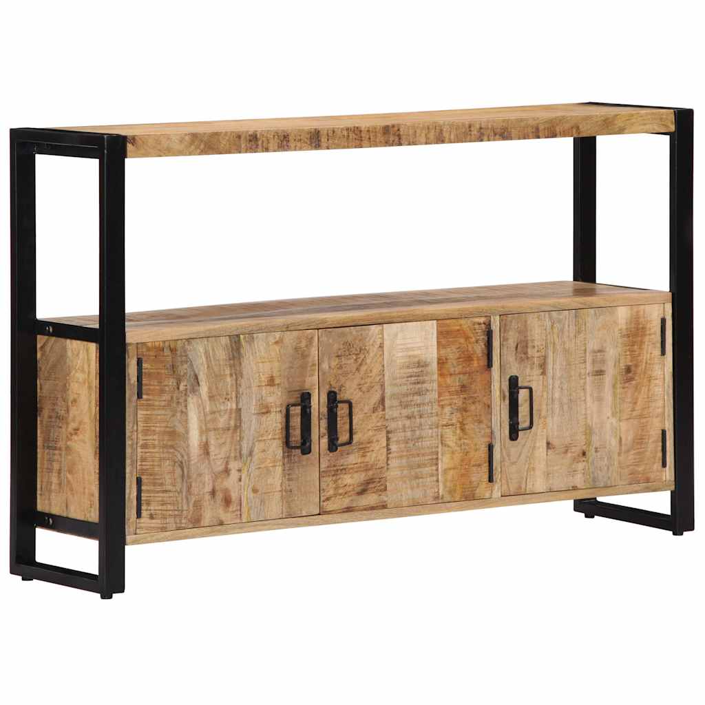 247923 vidaXL Side Cabinet 120x30x75 cm Solid Mango Wood