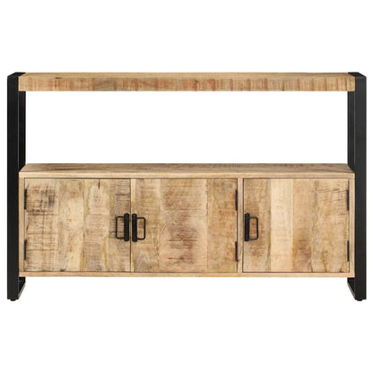 247923 vidaXL Side Cabinet 120x30x75 cm Solid Mango Wood
