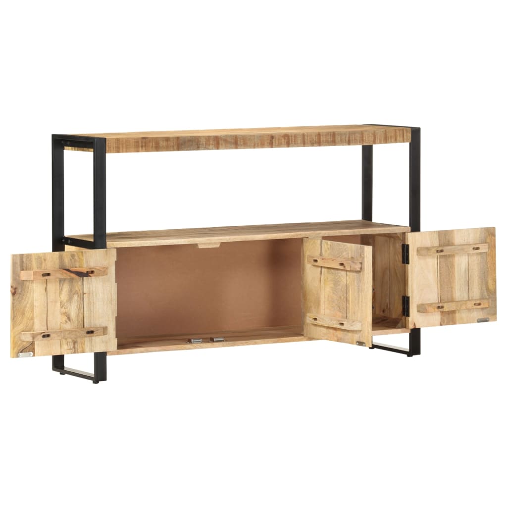 247923 vidaXL Side Cabinet 120x30x75 cm Solid Mango Wood