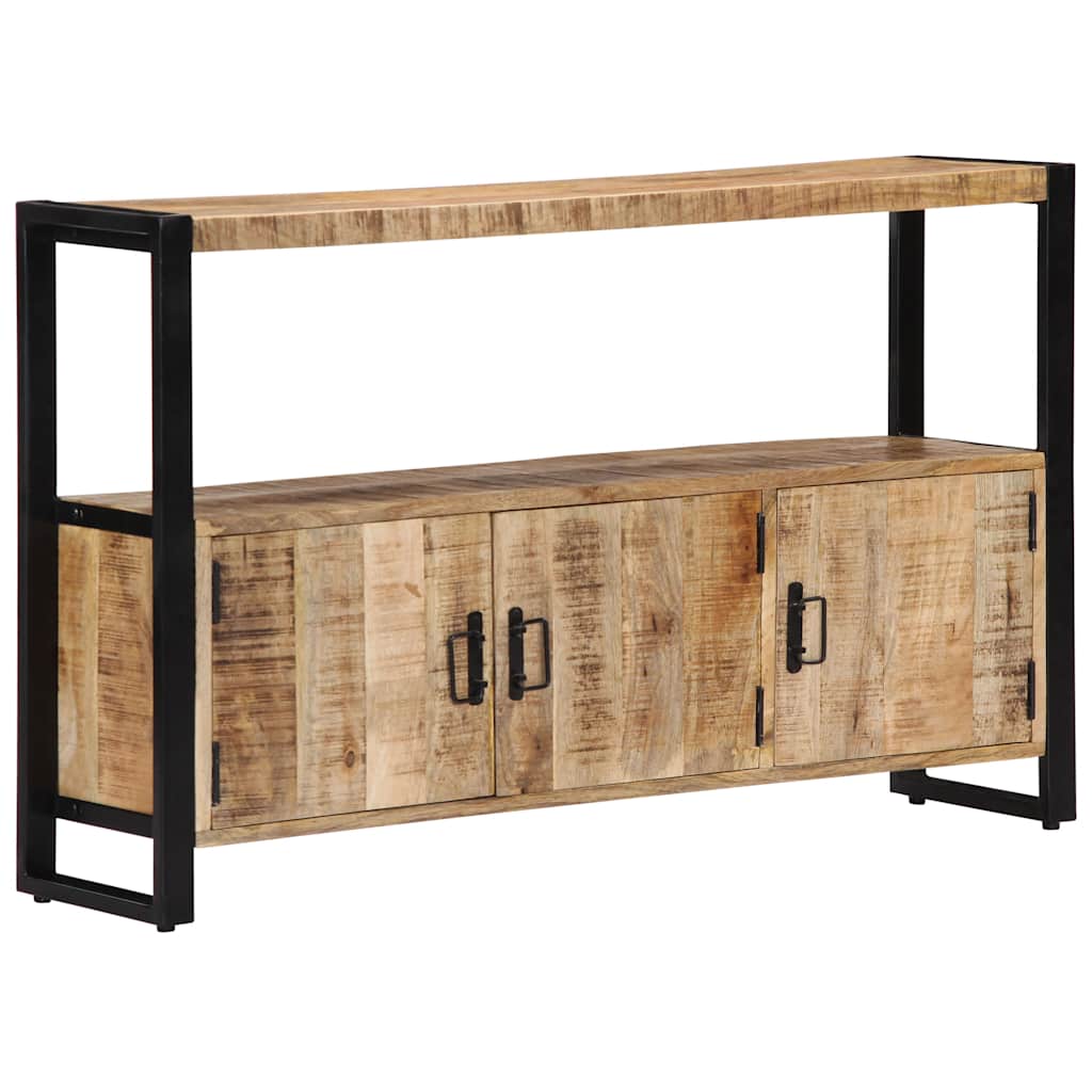 247923 vidaXL Side Cabinet 120x30x75 cm Solid Mango Wood