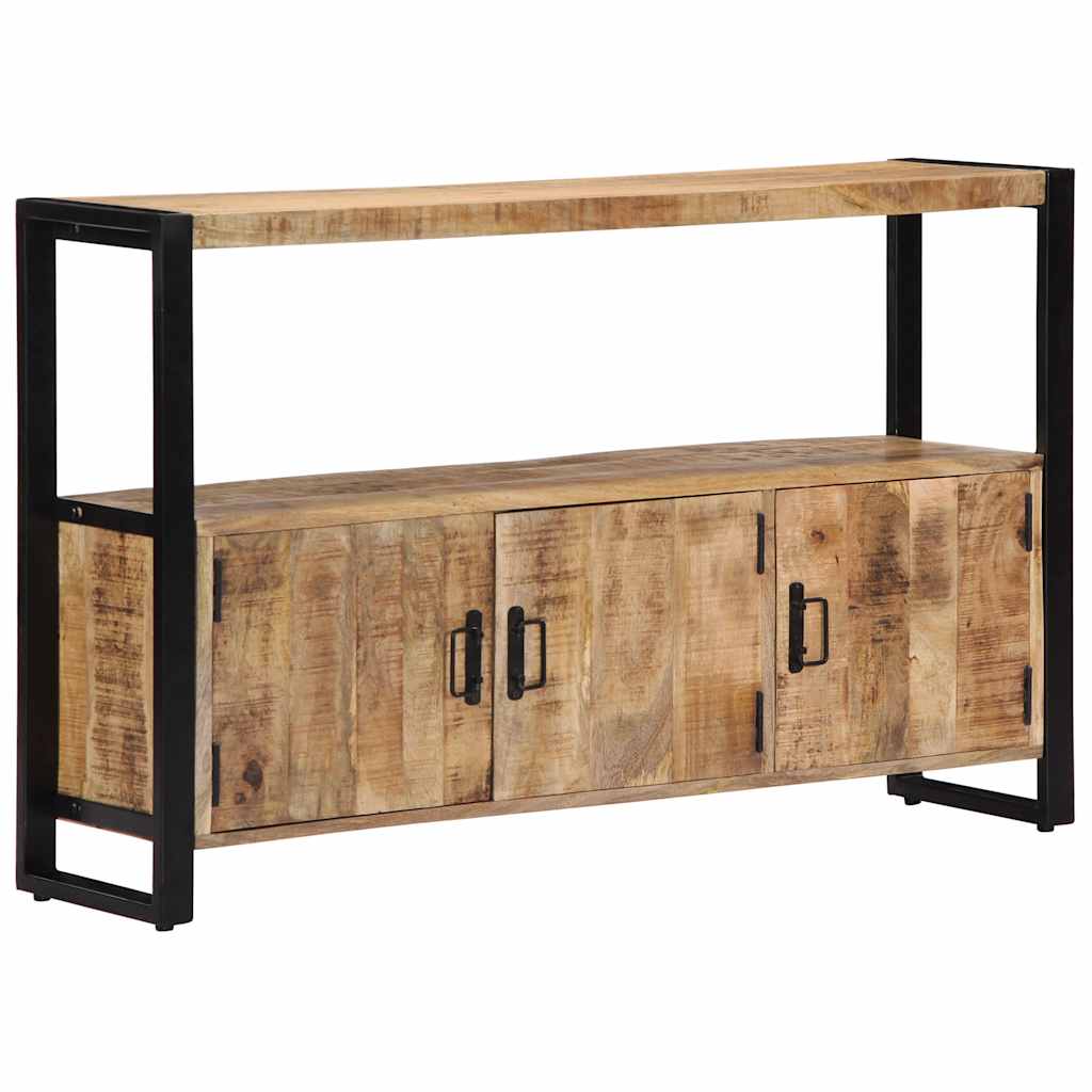247923 vidaXL Side Cabinet 120x30x75 cm Solid Mango Wood