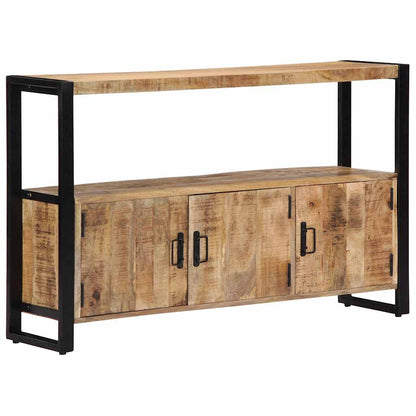 247923 vidaXL Side Cabinet 120x30x75 cm Solid Mango Wood