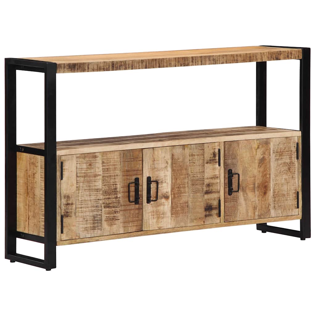 247923 vidaXL Side Cabinet 120x30x75 cm Solid Mango Wood