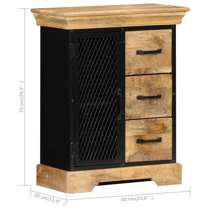 Sideboard 60x30x75 cm Solid Mango Wood
