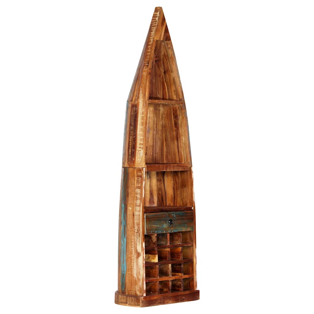 247879 vidaXL Wine Rack 50x40x180 cm Solid Reclaimed Wood