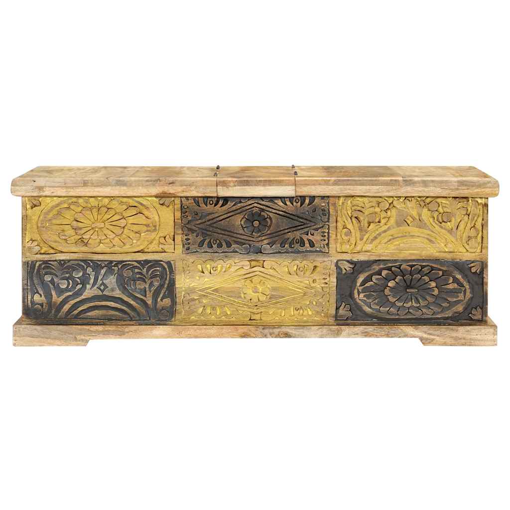 247881 vidaXL Coffee Table 100x50x35 cm Solid Mango Wood