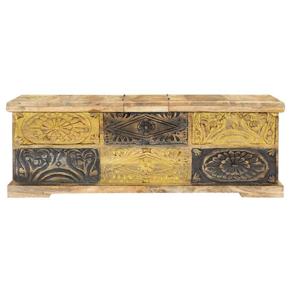 247881 vidaXL Coffee Table 100x50x35 cm Solid Mango Wood