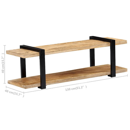 247883 vidaXL TV Cabinet 130x40x40 cm Solid Mango Wood