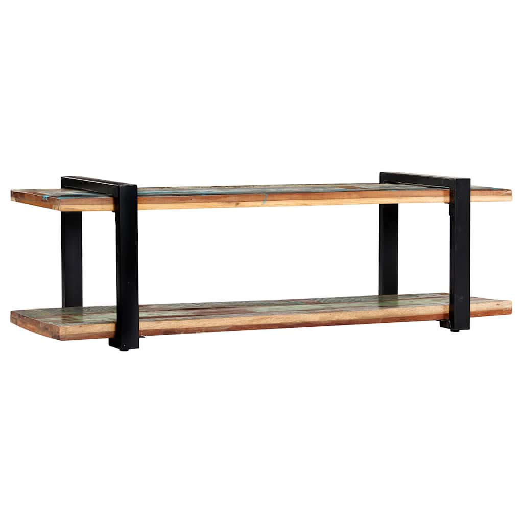 247884 vidaXL TV Cabinet 130x40x40 cm Solid Reclaimed Wood