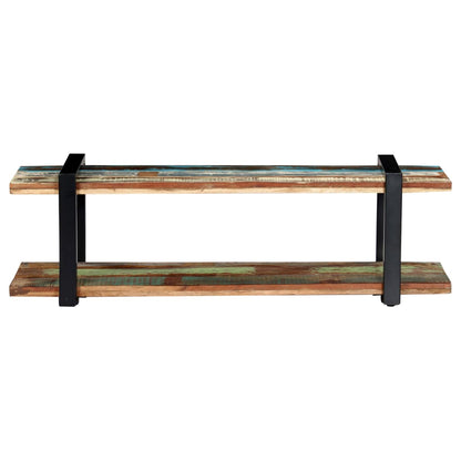 247884 vidaXL TV Cabinet 130x40x40 cm Solid Reclaimed Wood