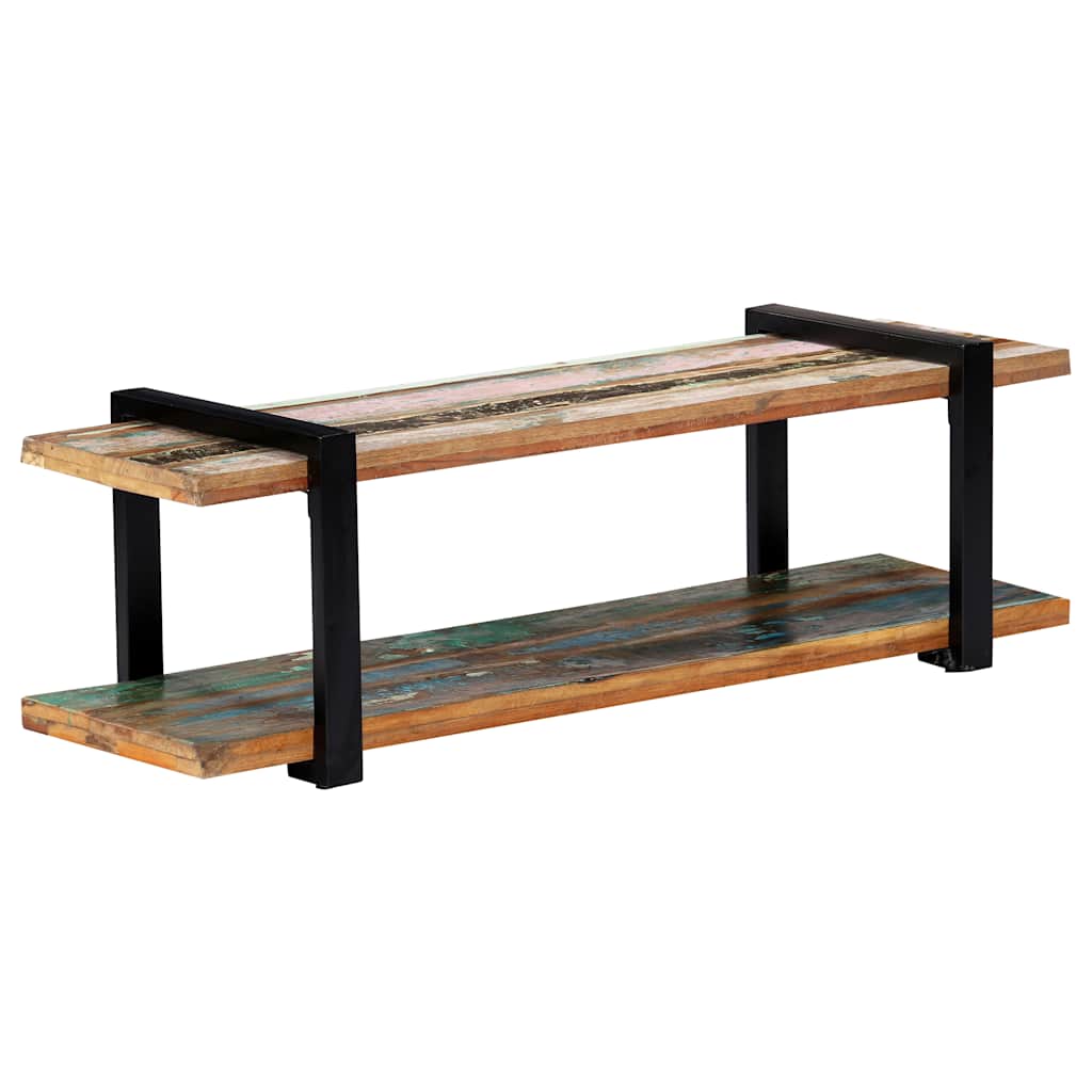 247884 vidaXL TV Cabinet 130x40x40 cm Solid Reclaimed Wood