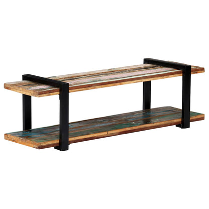 247884 vidaXL TV Cabinet 130x40x40 cm Solid Reclaimed Wood