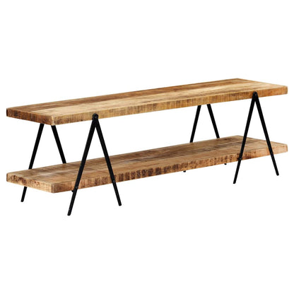 247885 vidaXL TV Cabinet 160x40x50 cm Solid Mango Wood