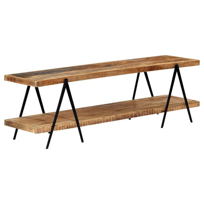 247885 vidaXL TV Cabinet 160x40x50 cm Solid Mango Wood