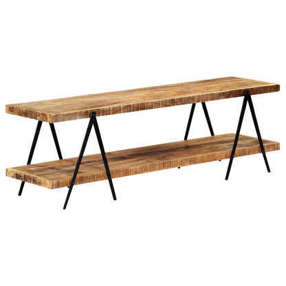 247885 vidaXL TV Cabinet 160x40x50 cm Solid Mango Wood