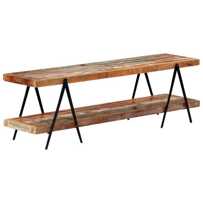247886 vidaXL TV Cabinet 160x40x50 cm Solid Reclaimed Wood