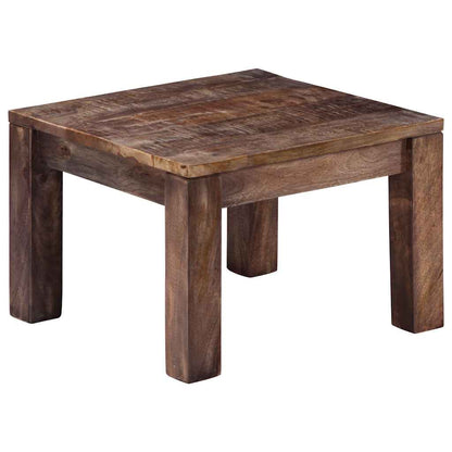 247468 vidaXL Coffee Table 50x50x35 cm Solid Mango Wood