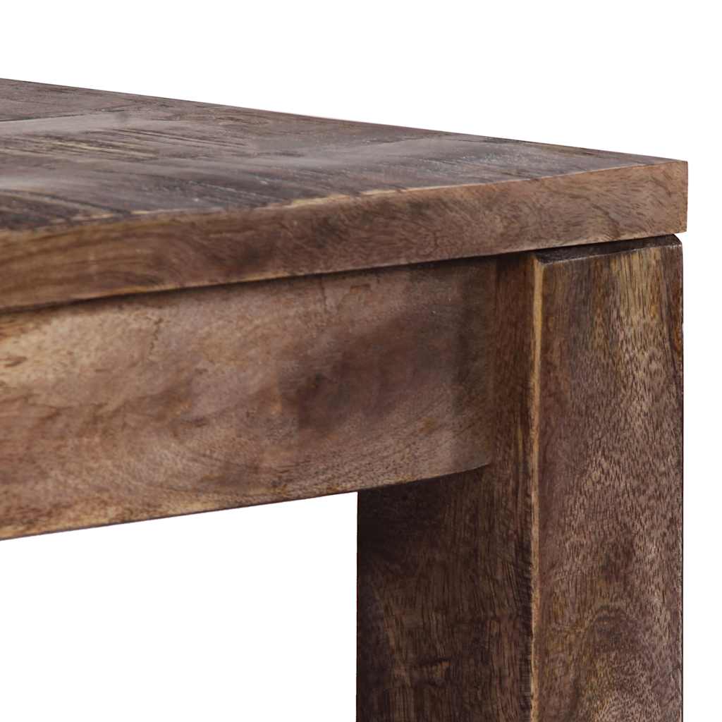 247468 vidaXL Coffee Table 50x50x35 cm Solid Mango Wood