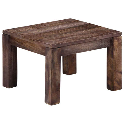 247468 vidaXL Coffee Table 50x50x35 cm Solid Mango Wood